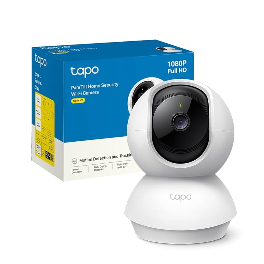 Tapo C200 Telecamera Wi-Fi Interno FHD, Videocamera sorveglianza