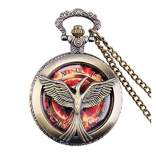 The Hunger Games Themed Bronze Quartz Pocket Watch Italy Ubuy