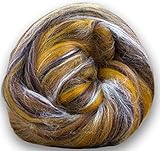 4 oz Paradise Fibers Soft & Silky Constellation Range Lynx - 70% 23 Micron Solid Color Merino Wool and 30% Bleached Tussah Silk Blend