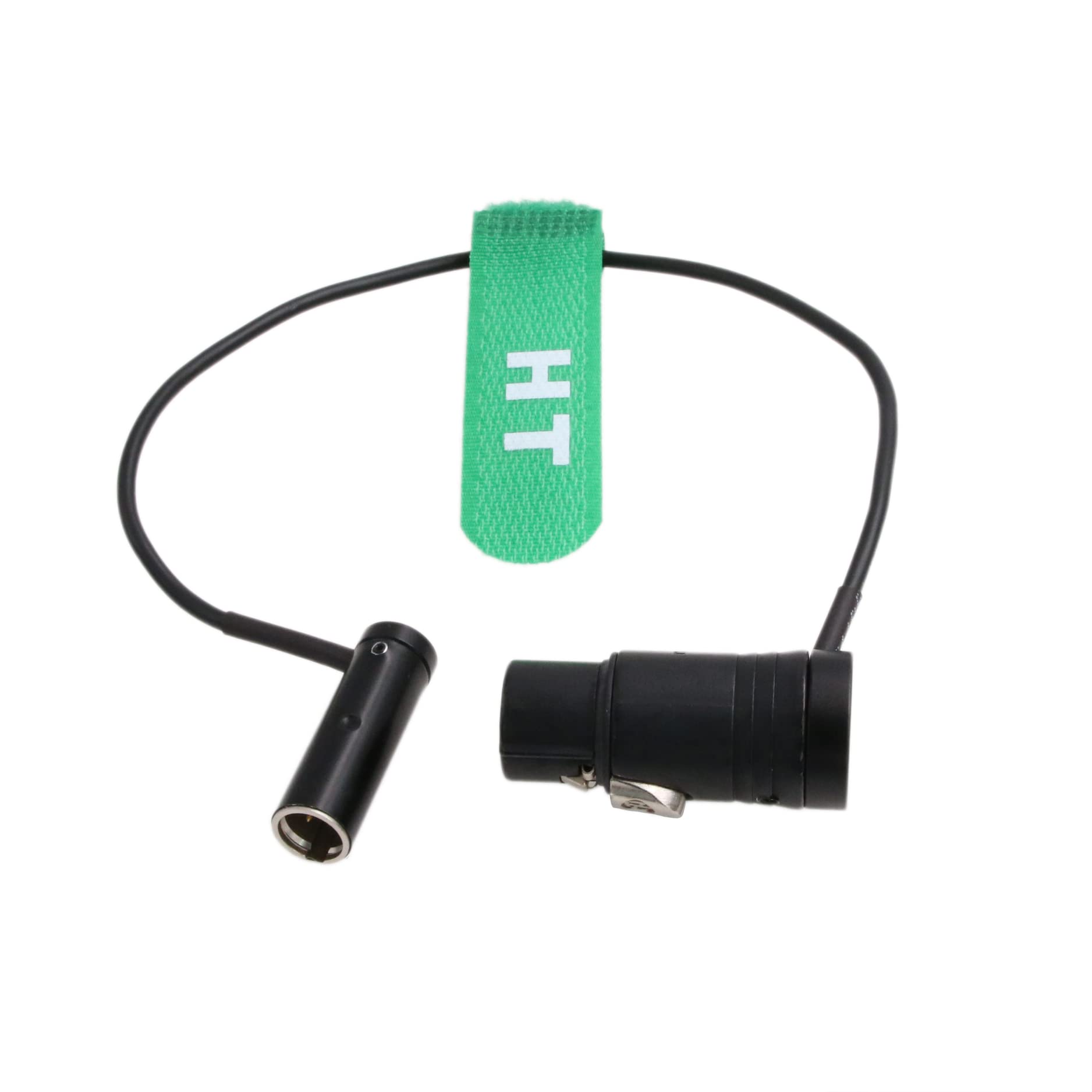 HangTon Audio Cable for Canon C70 Blackmagic BMPCC 4K 6K Pro Camera Video Assist Monitor Mini XLR TA3M to XLR 3 Pin 30cm — image 1