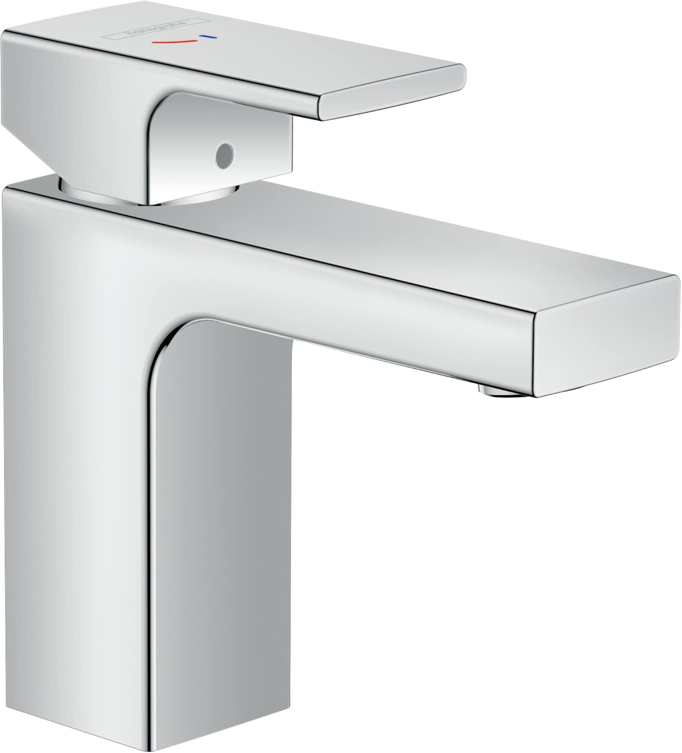 hansgrohe Vernis Shape Basin Mixer Tap 100 Energy-Saving with pop-up waste set, chrome, 71594000