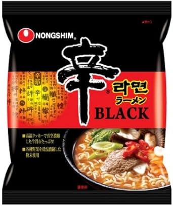 Amazon 農心 辛ラーメンブラック 130g 個 辛 ラーメン 通販