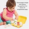 TOMY Toomies Hide and Squeak Eggs, Educational Shape Sorter Baby, Toddler and Kids Toy, Suitable For 6 Months and 1, 2…
