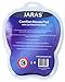 Jaras Comfort Gel Mouse Pad with Wrist Rest, Non-Skid Rubber Base, Water Resistant, Black