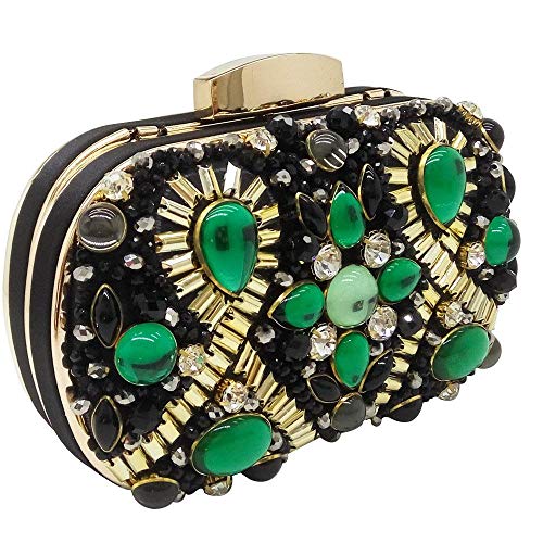 YOUTO Evening Party Clutch Bags Women Evening Bag Oval Women's Clutches Crystal Evening Bag Clutch Purse Bags Special Occasion Evening Handbags Clutch Bag - Thumbnail 2