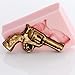Tiny Pistol Silicone Mold Easy to use with Fondant, Chocolate, Candy, Resin, Polymer Clay. Perfect size mold to create western jewelry pieces.