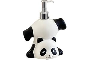 Cute Cartoon Panda Hand Soap Pump Lotion, Hand Soap, Shampoo, Shower Gel Dispenser, Cute Soap Dispenser Liquid Bottles Kids E