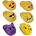 Emoji House Slippers Funny Soft Plush For Adults Kids Teens Bedroom Smiley Poop Comfy Socks Womens Girls