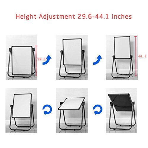 3 Kids+Whiteboard+Chalkboard+29+5inch+44inch+360%25C2%25B0Rotating