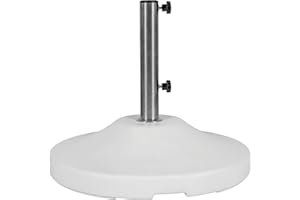 US Weight Fillable 120lb Capacity Commercial Free Standing Umbrella Base Heavy Duty, Umbrella Base with Wheels, Fillable Patio Umbrella Base Outdoor Stand, Made in The USA