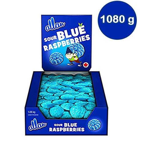 ALLAN Gummy Candy, Sour Blue Raspberry, 1080 Gram Flyers Online