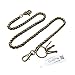 UNIQSUM Simple Rope shape wallet chain Biker Punk Jean Key chain (31inch, Bronze)