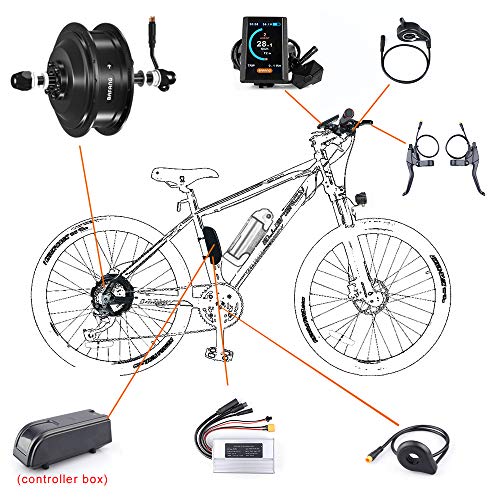 BAFANG 48V 500W Rear Hub Motor Kit Ebike Conversion Kit for DIY