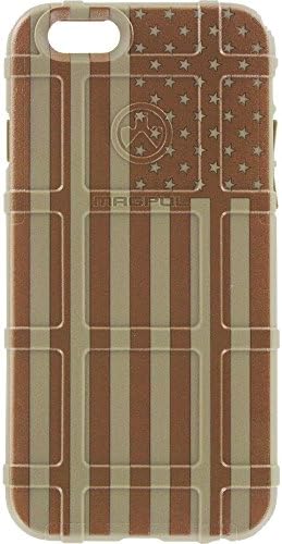 LIMITED EDITION - Magpul Industries Field Case Compatible with Apple iPhone 7 (Standard 4.7" Size) with Custom Design by EGO Tactical Desert Gold Subdued US Flag