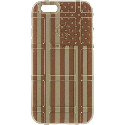 LIMITED EDITION - Magpul Industries Field Case Compatible with Apple iPhone 7 (Standard 4.7" Size) with Custom Design by EGO Tactical Desert Gold Subdued US Flag