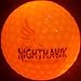 4 Orange Nighthawk Glow In Dark LED Light Up Golf Balls, Official Size Constant Lit