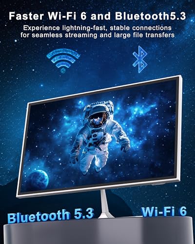 SUKOTOP 19 Inch All-in-One Computer i5 Computer Core 4 Cores (up to 3.7GHz) 256GB SSD WiFi6 Bluetooth 5.3 with Kyeboard & Wired Mouse for Education Office Home