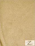 VELBOA FAUX FAKE FUR SOLID SHORT PILE FABRIC - Camel - 60