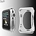 IOVECT CYJ23 Apple watch series 3 screen protector 42mm, iwatch 3 Case TPU SEMI-Around 0.3mm Ultra-Slim Soft High Transparency Scratch-Resistant Cover