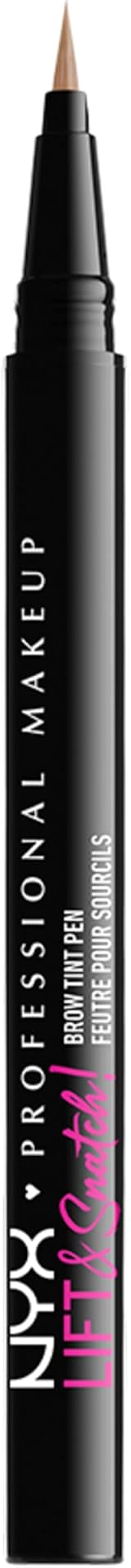 NYX Lift And Snatch Brow Tint Pen Taupe 16h Smudge Transfer Proof view 6