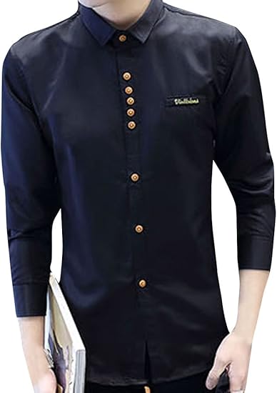 Amazon ネルロッソ Nerlosso シャツ メンズ 長袖 Yシャツ ワイシャツ メンズシャツ スリム リネン ロングスリーブ ボタンダウン 正規品 Cmz シャツ 通販