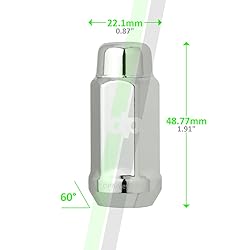 DPAccessories 100 Chrome 14x1.5 Closed End XL Bulge