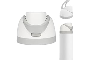 GOWEGO Replacement Lid for Owala Freesip, Compatible with Owala 16 oz, 24 oz, 32 oz, 40 oz Cups, One-Button Leak-Proof Water Bottle Top Lid, BPA-Free Lid Replacement Accessories