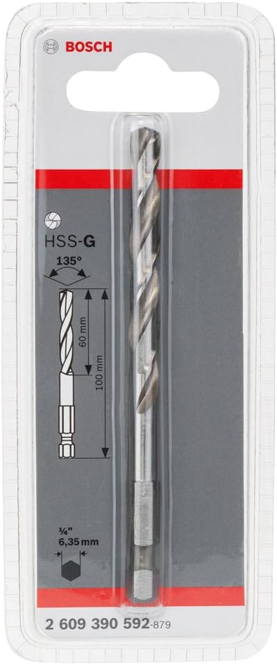Bosch 1x PRO Q-Lock Arbor Pilot Drill Bit for Hole Saw Quick Change System (for Softwood Drywall, diameter 6,35 mm - Image 4