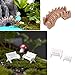 eZAKKA Miniature Garden Ornaments Kit Fairy Garden Accessories with 1 Piece Tweezer for DIY Dollhouse Decor,Pack of 86