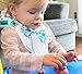 Kaydee Baby Teething Bandana Drool and Dribble Bibs with Adjustable Snaps for Girls and for Boys (Dandelions) Set of 4 with Gift Bag