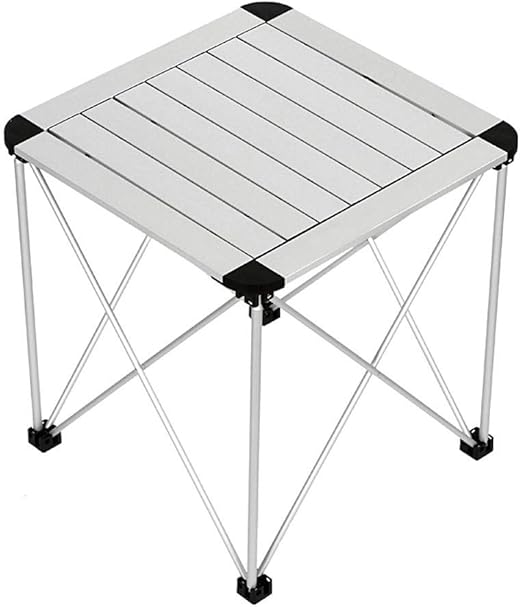 aluminum folding side table