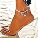 Suyi 5Pcs Beach Turtle Anklet Boho Handmade Adjustable Anklet Layered Rope Anklet Foot Chain for Women 5P