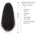 AISI QUEENS Long Wavy Drawstring Ponytail Synthetic Corn Wave Ponytail Extension Loose Deep Wave ponytail Hairpieces for Women (Color:2#)