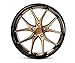 Ferrada Wheels FR2 19x9.5 5x114 ET40 Matte Bronze/Gloss Black Lip C.B. 73.1 (1 Wheel)