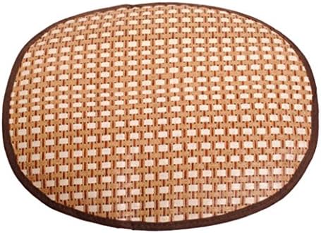 Pet SupplyMorecome Comfortable Cool Summer Round Pet Cat Dog Straw Bamboo Mat