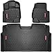 2015 - 2017 Ford F-150 Floor Mats (FRONT & REAR LINERS - 100% WEATHER RESISTANT) Fits Crew Cab F150 Trucks in 2015,2016 & 2017 Models - Guaranteed Perfect Fit - Custom Tech Fitting Technology