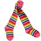 VIKITA Girls tights Cotton Leggings in Spring fall winter stripe socks for girls 3-8 years