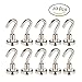 Magnetic Hooks, Makone 12 Pound Heavy Duty Neodymium Hanging Mighty Magnetic Hooks D16 (10 Packs)