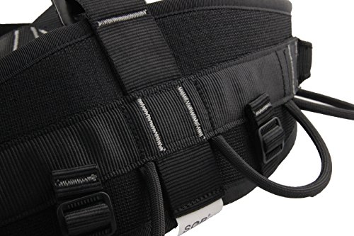 YXGOOD Climbing Harness,Treestand Harness,Roofers/Tree Working Safety Belt for Mountaineering Outward Band Fire Rescue,Caving Rock Climbing Rappelling Equip