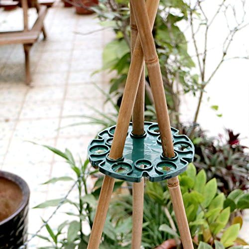 5pcs bambú wig-wam soporte caña apoyo tapones jardín caña Grips ...