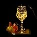 JIDI Set of 10PCS Micro LED String Lights Super Bright Warm White Firefly Lights 7.2ft/2.2m 20LEDS Fairy String Lights Battery Powered Silver Wire Moon Light For DIY Wedding Centerpiece Decorations