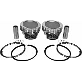 Wiseco Piston K0207PS Tracker Series Piston Kit (95ci.) - Standard Bore, 9.5:1 Compression