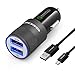 Eleckey EK0001 USB Rapid Car Charger Adapter for Samsung Galaxy S7/S7Edge, S6 / S6 Edge/Note 5 and More