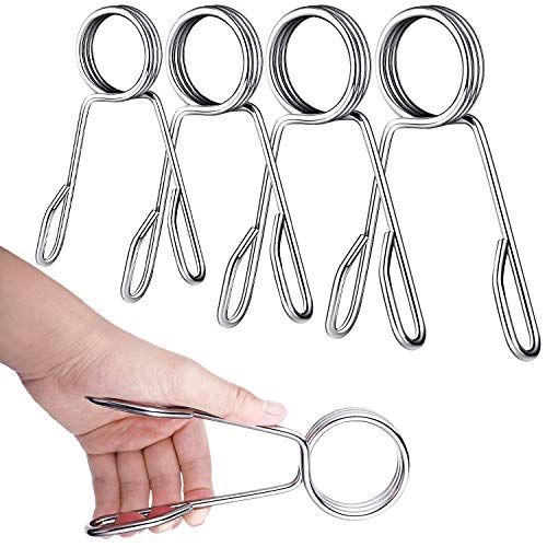 4 Pieces 2 Inch Dumbbell Spring Collars Barbell Clamps Locking Collars