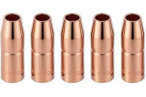 HASWELD 5-PK Nozzle For NS-M1200C 1/2" AccuLock MDX Fits Miller MDX-100 MIG Welding Guns Part