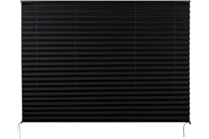 Camper Comfort Black RV Pleated Shade | Camper Blinds | RV Privacy Blinds | RV Solar Shade| Motor-Coach Shade (50" X 38")