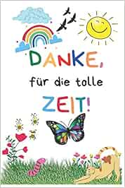 Danke für die tolle Zeit: A5 Notizbuch 120 Seiten liniert als