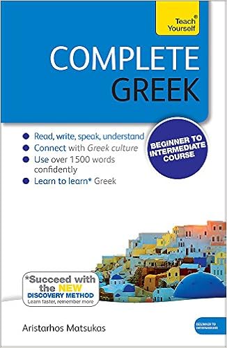 Complete Greek With Two Audio Cds A Teach Yourself Guide Matsukas Aristarhos 9781444195347 Amazon Com Books