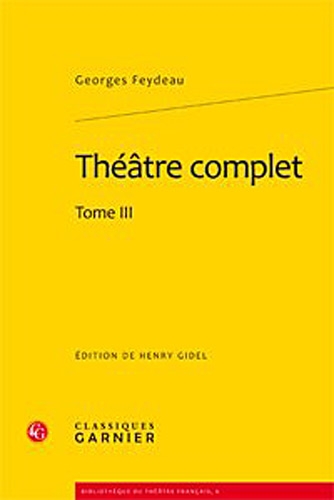 Théâtre complet