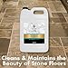 Stone Floor Cleaner - 128 Ounce - Stone Care International - Sealed Granite Laminate Marble Quartz Travertine Limestone Slate Tile